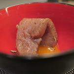 あもん ヨコ - ヨコオリジナル低温すき焼き　ズームアップ