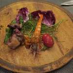 あもん ヨコ - 本日の囲炉裏焼　ズームアップ