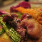 あもん ヨコ - 本日の囲炉裏焼　ズームアップ