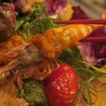 あもん ヨコ - 本日の囲炉裏焼喰らう