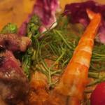 あもん ヨコ - 本日の囲炉裏焼　ズームアップ