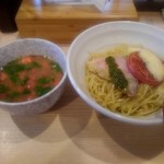 拉麺大公 - トマトとバジルの塩つけ麺