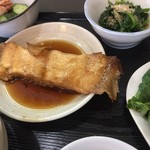 ささら - カレイ煮付け ほうれん草おひたし