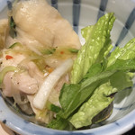 炉端焼き 鷹島本まぐろ 魚然 - 鶏肉のマリネ