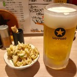 Yakiton Yukachan Azabu Fujishima - 生ビール  600円