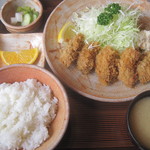 Tonkatsu No Kagomori - カキフライ定食￥９５０