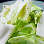 cabbage with salt sauce