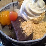 菊丸 - 黒蜜きなこソフトあんみつ