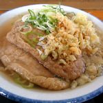 手打麺や 大島 - かけ ２玉+きつね