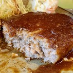 とんかつ一幸 - アッと言う間に、半分に…（笑）