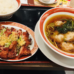 Koushuu Ichiba - 油淋鶏ワンタン定食