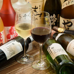 We offer a variety of alcoholic beverages including wine and shochu.