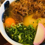 華新うどん - 肉丸天月見