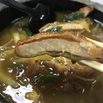 東京そば 幸福 - 柔らかく美味しいとんかつがプラスされて、なんと普通のカレーうどんの１００円アップ！（２０１９．６．２６）