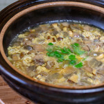 かたつむり - 2019.2 ヤマドリタケとアカヤマドリタケを入れた〆雑炊