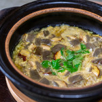 かたつむり - 2019.6 アカヤマドリタケを入れた〆雑炊