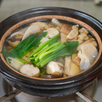 かたつむり - 2019.6 キノコ（ヤマドリタケ、ムラサキアブラシメジ、ヒラタケ、ショウゲンジ、シロキクラゲ）鍋