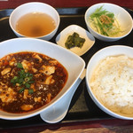 華房 - 四川麻婆豆腐ランチセット 900えん税込