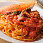 ナポリの食堂 アルバータ アルバータ - 渡り蟹の生パスタ_トマトクリームソース