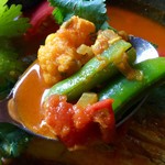 スプーンソング - 【おまかせメニュー】チェティナッドフィッシュ(真鯛)【野菜もたっぷり♪】