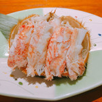 花柚子 - 毛ガニ 甲羅詰め 中 1480円