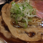 ラーメン屋 切田製麺 - 煮干しラーメン、穂先メンマアップ