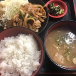 駒ヶ岳サービスエリア（上り） フードコート - 焼肉定食 800円