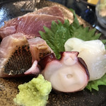 Shunsai Wadokoro Negishi - 鰹、イサキ、イシガレイ、タコ