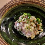 魚忠 - アジのなめろう　平塚漁港産