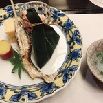 松山閣 松山 - 鮎と出汁巻玉子・湯葉ちまき