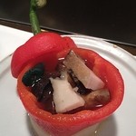 カハラ - 信州パプリカ、アワビ、まつなめこ