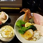 煮干結社 弘前店 - 〝2周年コラボ限定〟蟹香る濃厚味噌つけ麺