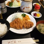 ぱいち - ランチのロースカツ定食