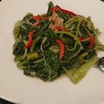 菜香新館 - 空芯菜の腐乳炒め。