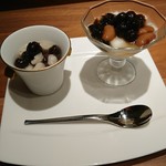 天香回味 Hutan新宿三丁目店 - デザートは２種類ともいただきました