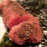 じとっこ組合 - 「焦がし七味明太」：生の明太子に焦がし七味をまぶした、香しいひと品♪