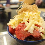 Monja Okonomiyaki Himawari - 一番人気の「明太子・もち・チーズもんじゃ」