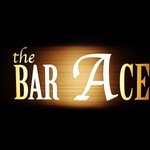 the BAR ACE - 店舗前の表札看板です。