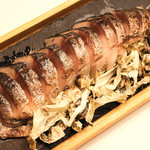 Grilled Aomori-produced marinated mackerel with Oboro kelp