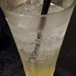 博多もつ鍋 馬肉 九州自慢 - 泡盛レモンハイボール？