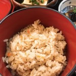 いづも庵 - 定食のかやくご飯