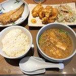 Yayoi Ken - 冷汁と鶏天の定食