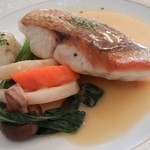 ブローニュの森 - 白身魚（真鯛）のポワレ