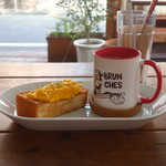 ブランチーズ ツジドウ - エッグトーストとオーガニックコーヒー ホット