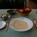 第一洋食店 - ランチのスープとパン