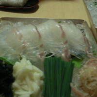 麻布 かどわき - ひらめの刺身