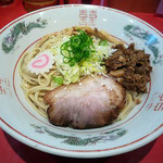 カドヤ食堂 - 黒豚旨みそば（ミニライス付）