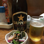 Takagi - お通しとビール
