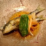 鮨 とかみ - 2019.5.  稚鮎の南蛮漬け