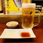 Taishuuyakiniku Bui - 生ビール（大ジョッキ）